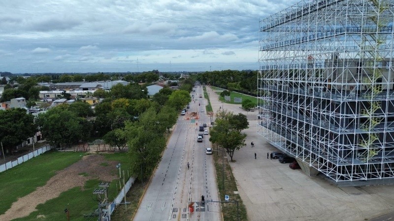 La obra entró en su etapa final.