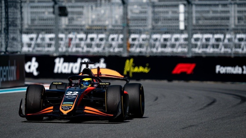 Nicolás Varrone logró este sábado sus primeros puntos como piloto de Fórmula 2.