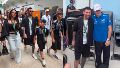 La llegada de Messi y el encuentro con Colapinto.