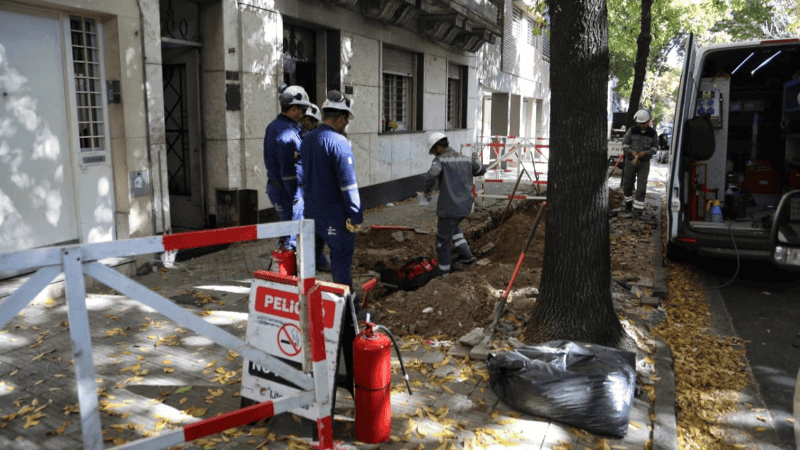 Litoral Gas solucionó el desperfecto al rato. (Alan Monzón/Rosario3)