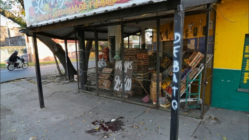La verdulería donde ocurrió el hecho en 2023. (archivo Alan Monzón/Rosario3)