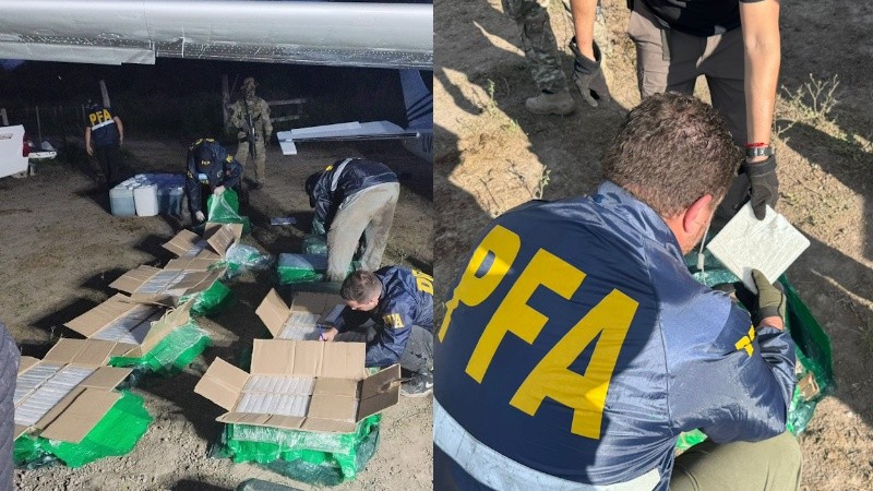 El operativo de la Policía Federal se hizo este martes en Vera.