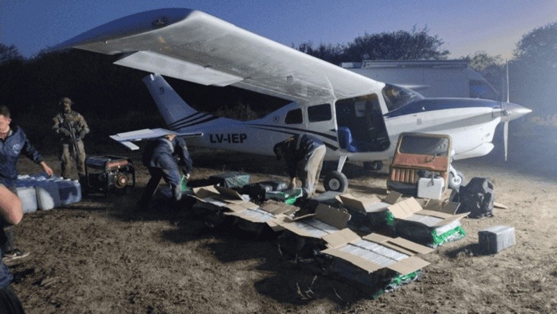 El Cessna tenía una matrícula argentina falsa.&nbsp;