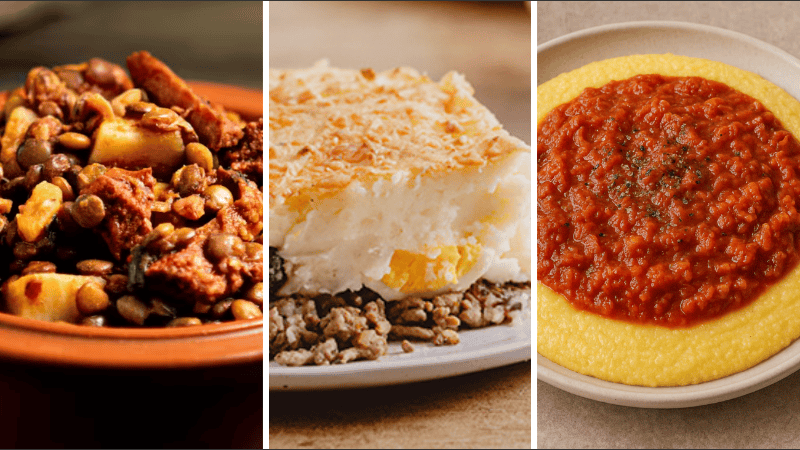 Platos caseros, abundantes y bien calientes: tres recetas ideales para los días de frío.