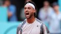 El jugador argentino ganó los últimos 11 games del partido y se desahogó (EFE).