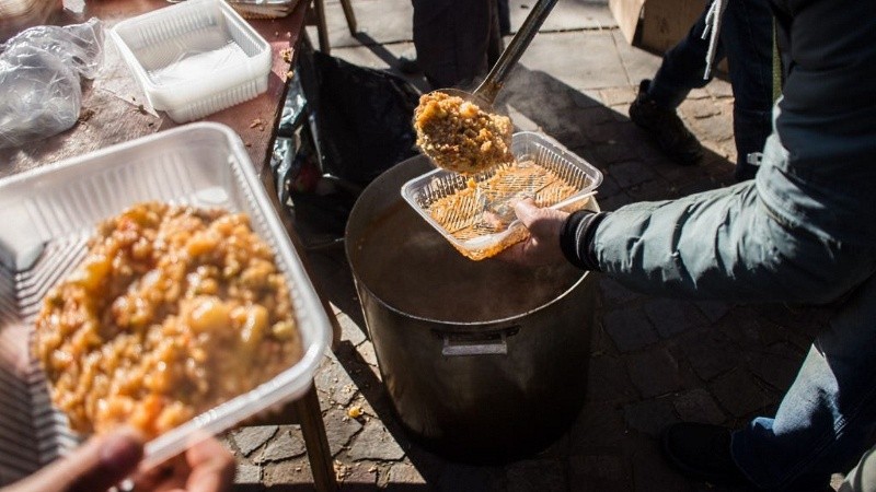 Un plato caliente en tiempos de crisis.