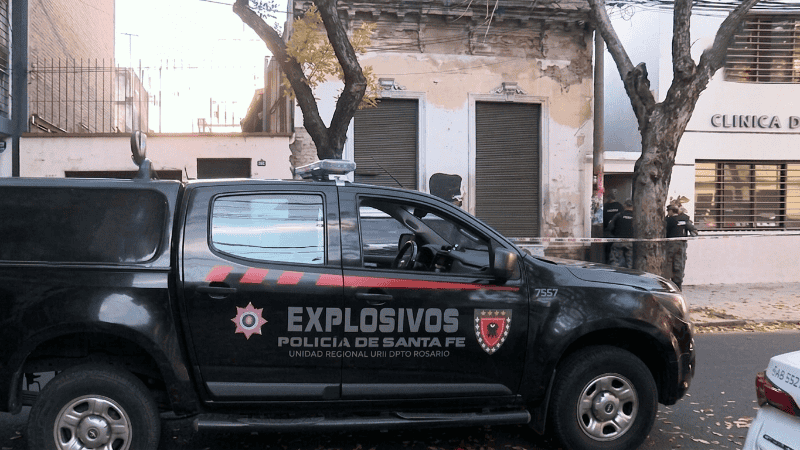El operativo del miércoles a la tarde en Paraguay al 2000. (imagen El Tres)