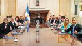 Una de las primeras reuniones de Gabinete de este 2026 (Presidencia).