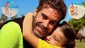El actor junto a su hija