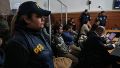 Los acusados en la audiencia de este viernes en Rosario (Alan Monzón/Rosario3)