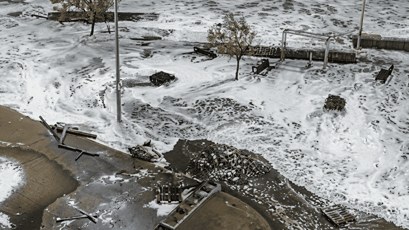 &nbsp; Impactante temporal en la Costa Atlántica: un ciclón extratropical genera olas de hasta 7 metros