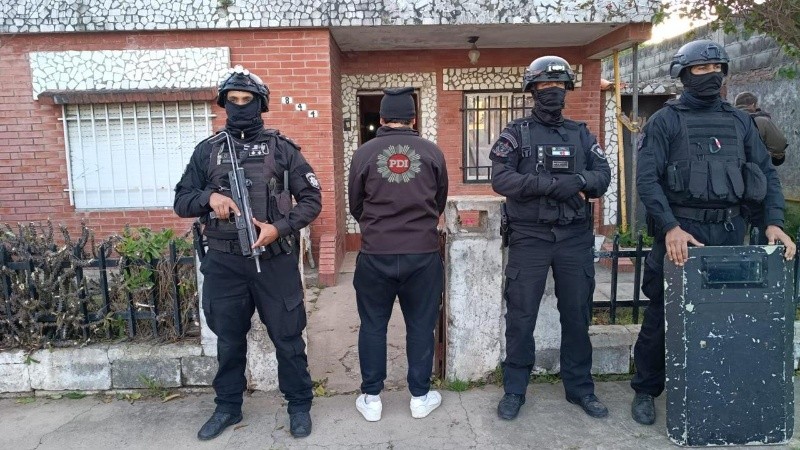 Olmedo fue capturado en una casa de Gorriti al 800 en Villa Gobernador Gálvez.