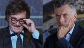 Javier Milei y Mauricio Macri.