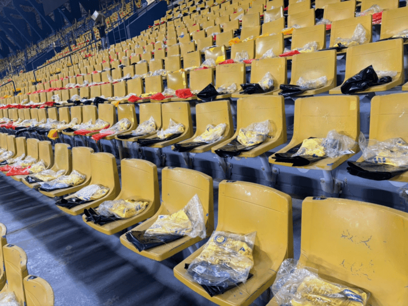 &nbsp;Así recibirán a los hinchas de Al-Nassr. 