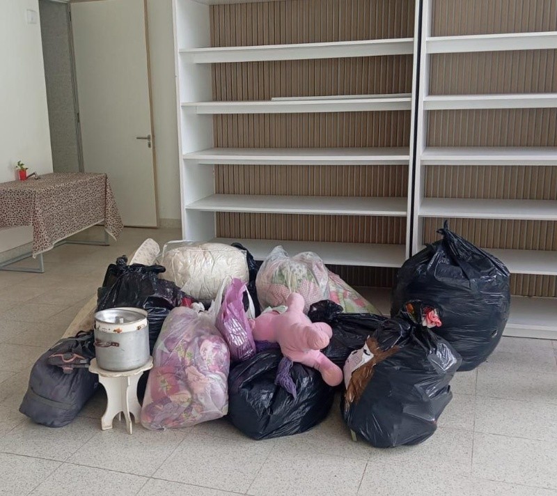 Parte de lo donado a la Escuela N° 1.408 de barrio Nuevo Alberdi.&nbsp;