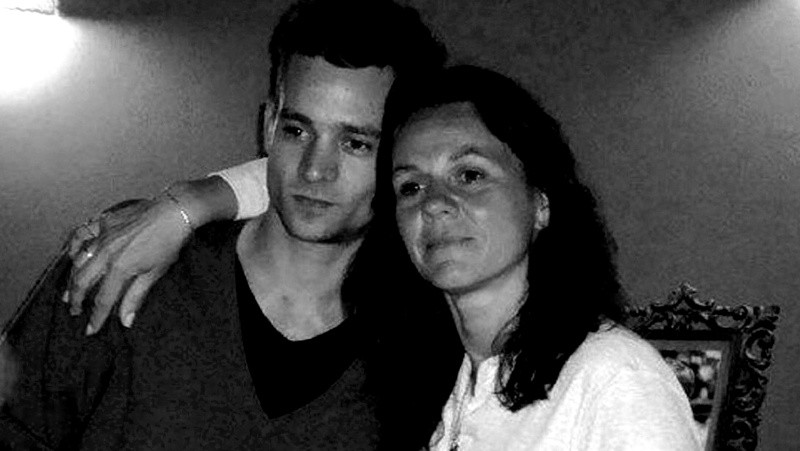 &nbsp;Marina junto a Chano algunos años atrás. 