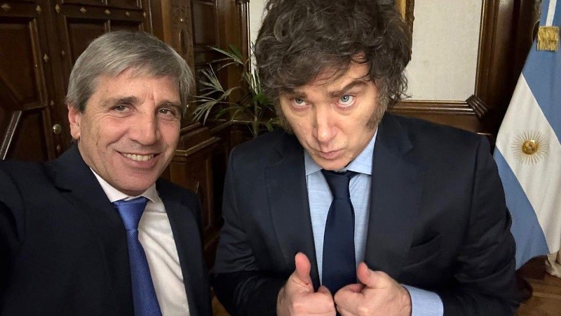 Caputo y Milei festejaron el 2,6% de inflación, el porcentaje menor desde noviembre del año pasado.