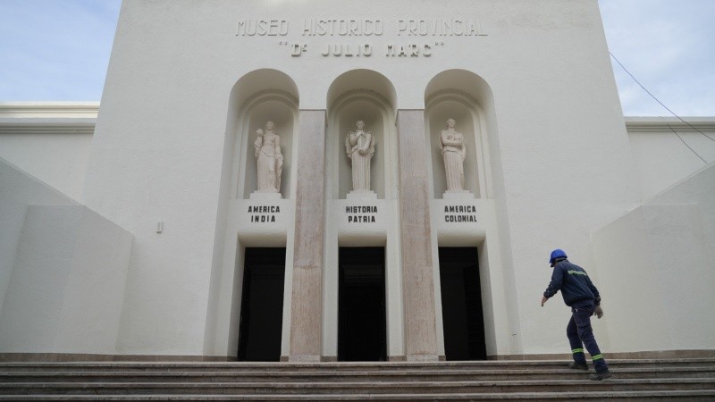 La vieja fachada del Museo, inaugurada en 1939, fue recuperada (Alan Monzón).