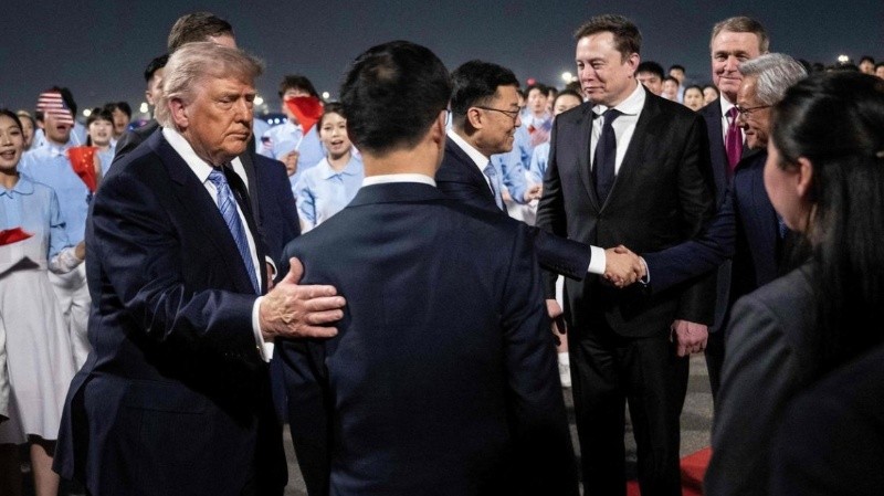 &nbsp;Trump viajó a China acompañado por algunos de los empresarios más poderosos del planeta.