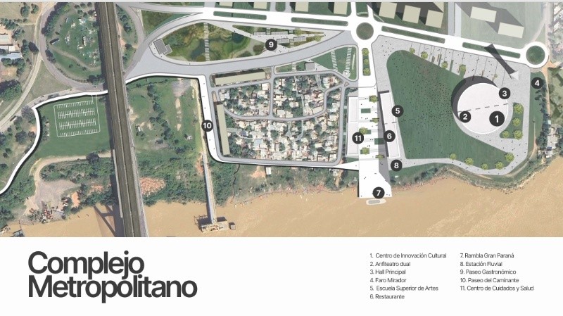 El esquema que contempla el masterplan.&nbsp;