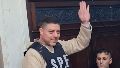 Leo Airaldi, al ingresar a la sala del Tribunal Federal de Entre Ríos (Canal 6 Entre Ríos TV).