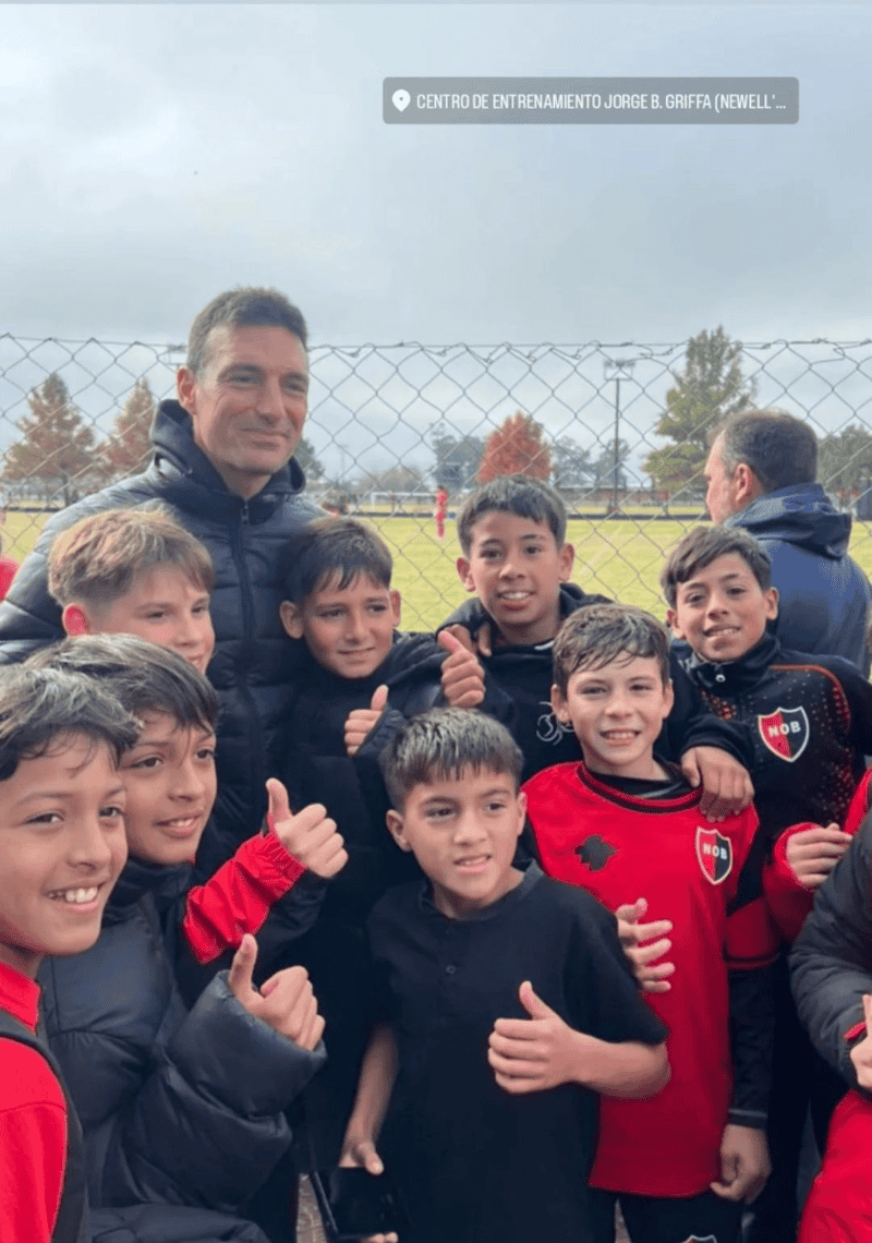Scaloni en Newell's.&nbsp;
