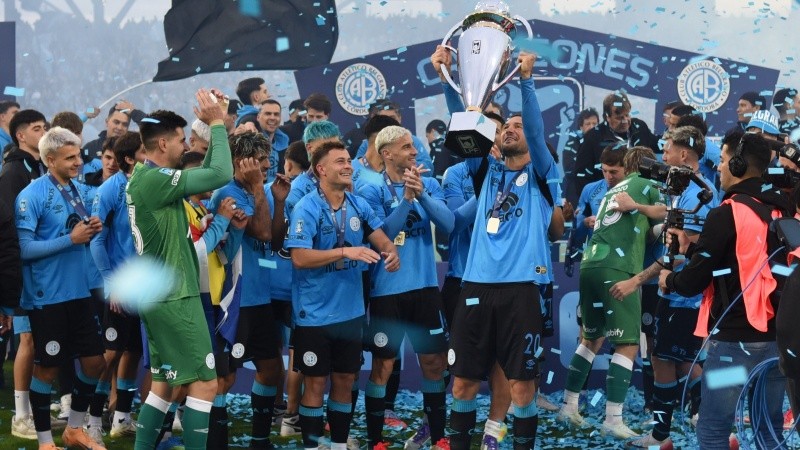 El momento más feliz en la historia del Celeste. (FotoBaires)