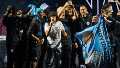 El Anfiteatro José Hernández de Jesús María se tiñó de celeste tras el histórico triunfo de Belgrano frente a River.
