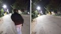 El sicario siendo filmado por su novia aquella madrugada de abril.