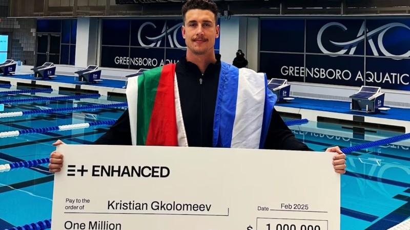 El nadador griego Kristian Gkolomeev.