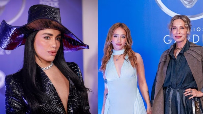 Los artistas en la alfombra roja