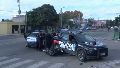 La esquina del choque en el barrio Villa Urquiza.