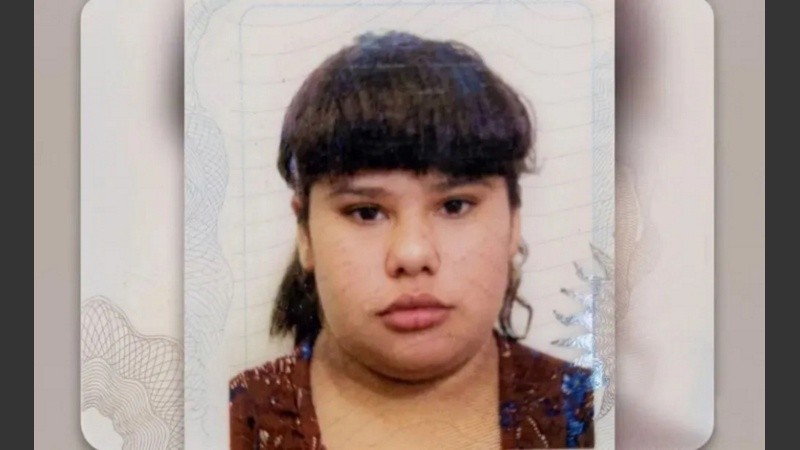 La foto del DNI de Dulce, utilizada para su búsqueda.