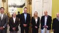 Directivos de AFA fueron recibidos por Karina Milei y Adorni