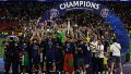 PSG celebra su bicampeonato de la mano de Luis Enrique (EFE).