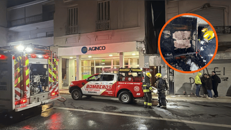 El rápido accionar de bomberos evitó que un incendio en un pasillo del centro se propagara a más viviendas.