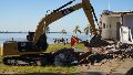 Las obras en la costanera norte ya se iniciaron. (Alan Monzón/Rosario3)