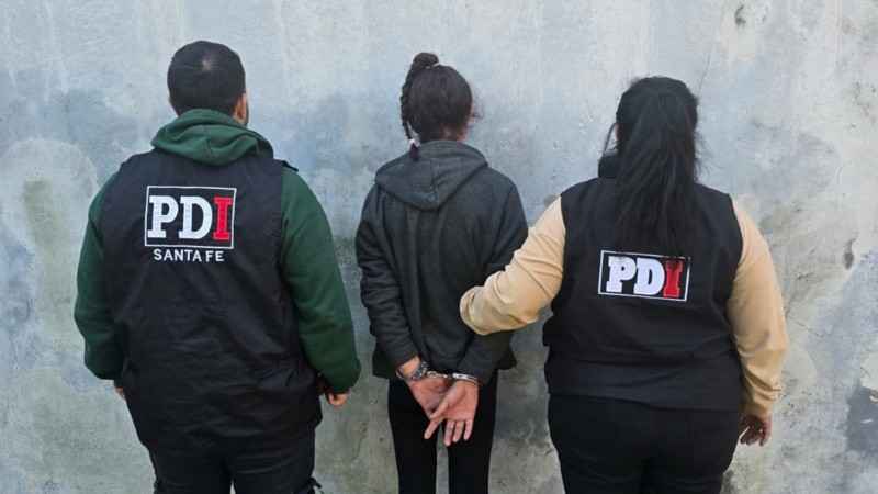 Fabiana cayó en el barrio Unión de Rosario, zona norte. (PDI)