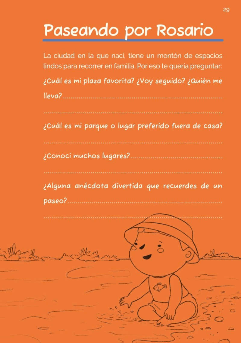 Una de las páginas del libro.