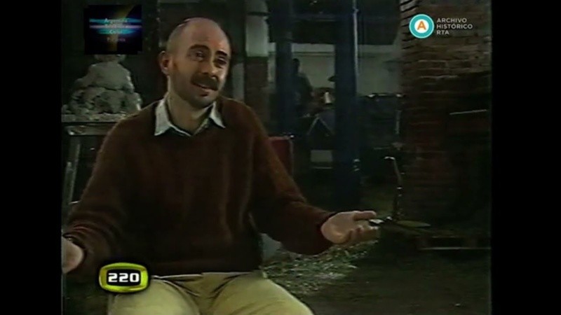 Primera entrevista televisiva del Indio