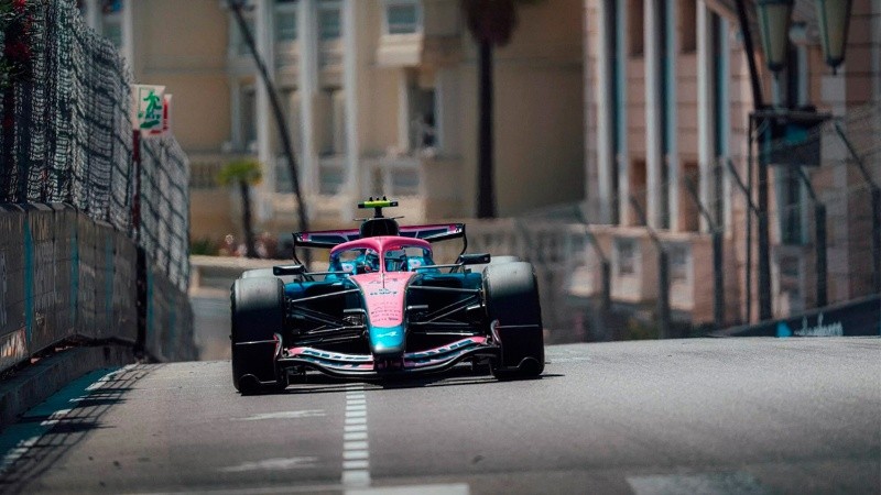 Franco Colapinto terminó 15 en el GP de Mónaco y mostró su descontento.