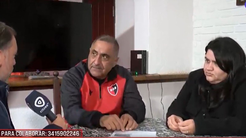 Julio Zamora y su sobrina, Aldana.