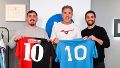 Careca con las camisetas de Maradona, de Newell