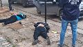 El arresto en la costanera rosarina del martes por la tarde.
