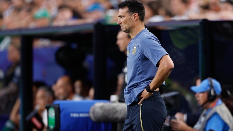 El seleccionador de Argentina Lionel Scaloni.
