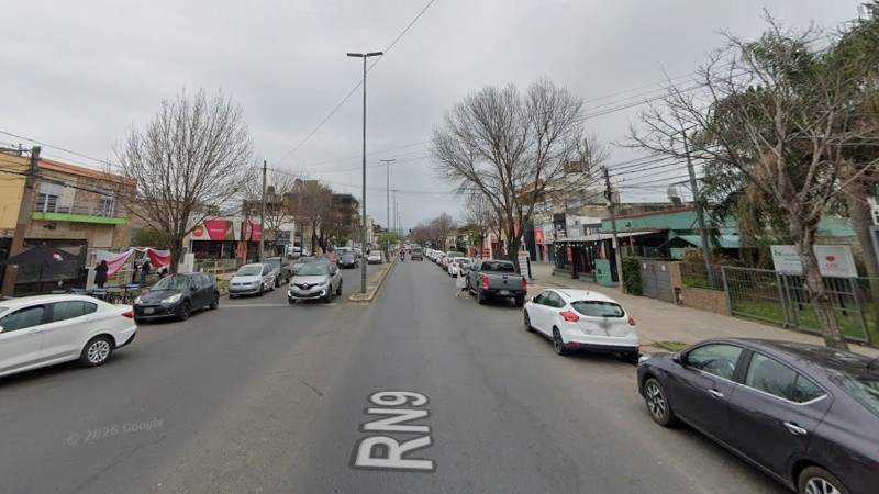 La cuadra donde ocurrió el robo.