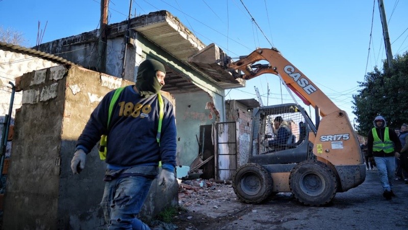 &nbsp;Los operativos se hicieron en Gutenberg y 27 de Febrero. (Foto: Alan Monzón/Rosario3)