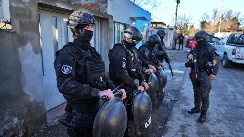 &nbsp;&nbsp;Los operativos se hicieron en Gutenberg y 27 de Febrero. (Foto: Alan Monzón/Rosario3)