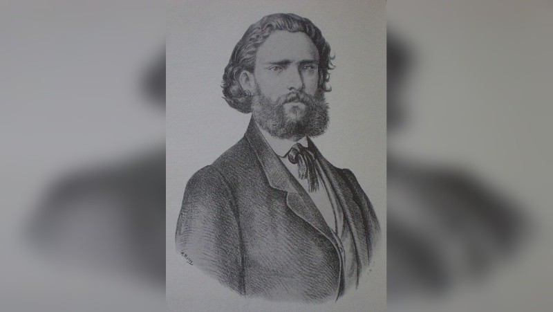 Juan Chassaing, autor de la letra de Aurora, la obra que con el tiempo se transformó en una de las canciones patrióticas más emblemáticas de la Argentina.