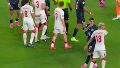 El paraguayo vio la roja tras discutir con un rival con la boca tapada.